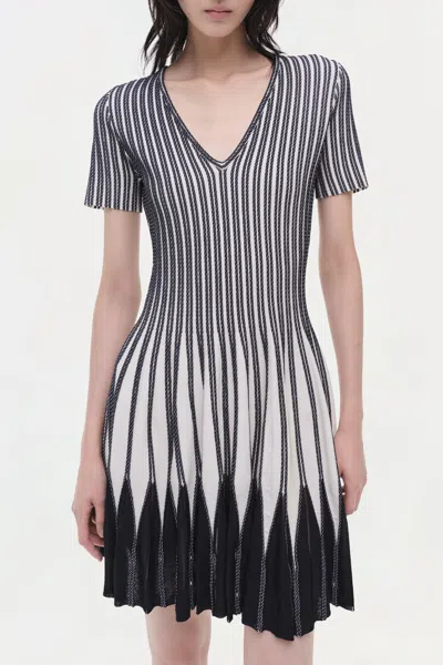 Simkhai Beckett Vertical-stripe Mini Dress