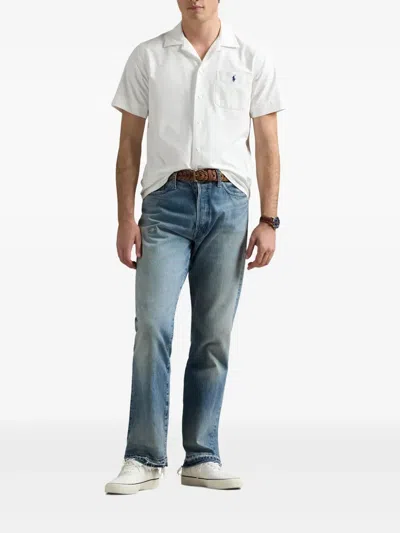 Polo Ralph Lauren Mm Ribbed Collar Straight Hem Polo