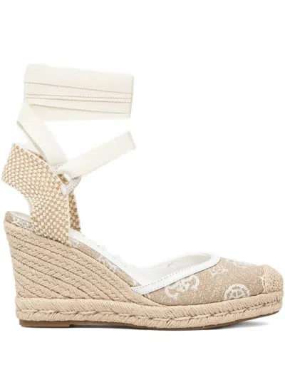 Guess Usa 100mm Charmi Wedge Espadrilles In Pattern