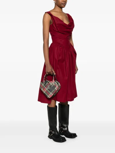 Vivienne Westwood Borsa A Mano Josephine Heart In Similpelle Stampata Donna