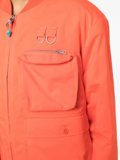 工装风口袋飞行员夹克