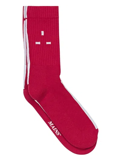 Mains Logo-detailed Socks In Multi