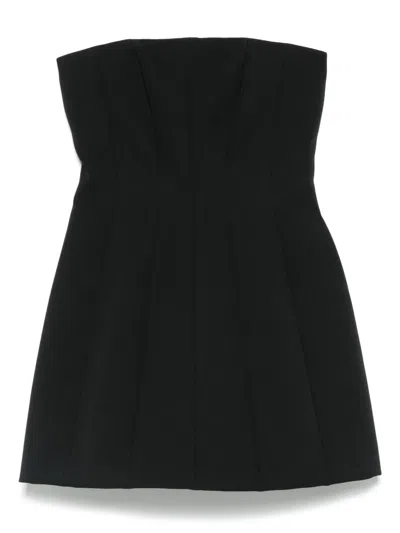 Max Mara Strapless Bustier Dress Side Pockets