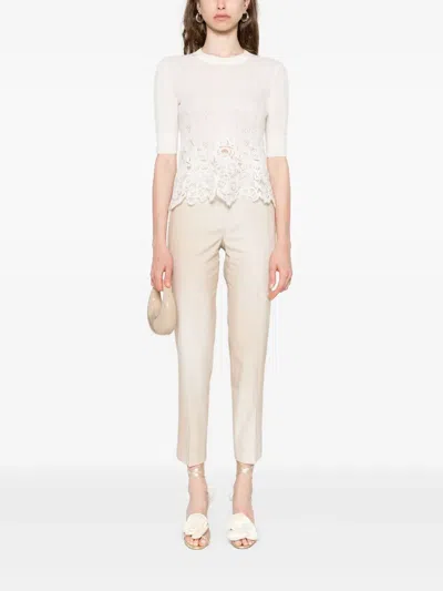 Ermanno Scervino Pant Viscose Blend Back Pockets