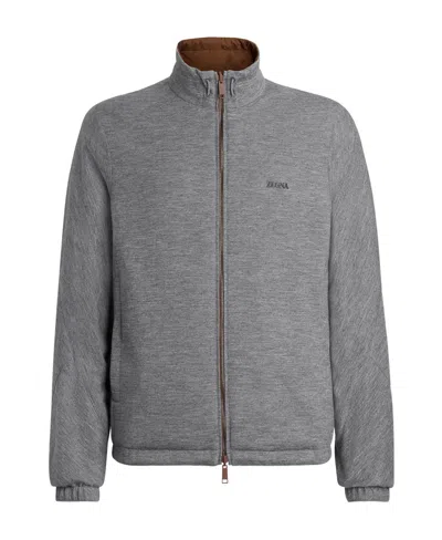 Zegna Brown Cashmere Shirt-jacket