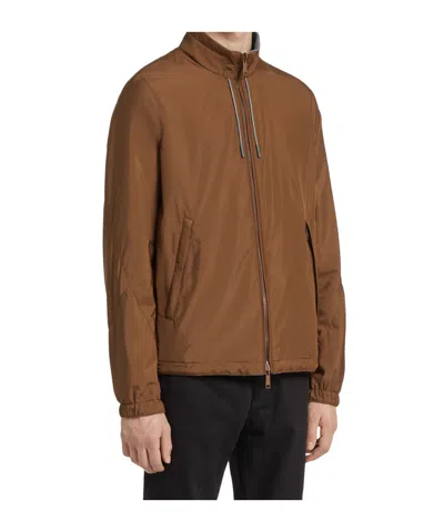 Zegna Brown Cashmere Shirt-jacket
