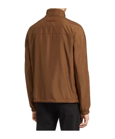 Zegna Brown Cashmere Shirt-jacket