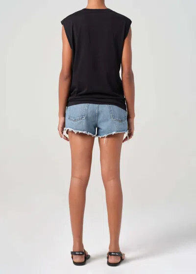 Agolde Parker Shorts In Blue