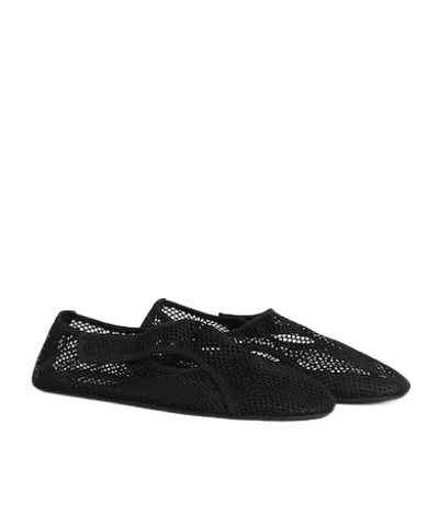 Alaïa Alaia Slipper In Black Mesh Women