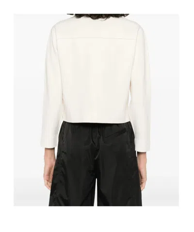 Max Mara Sweaters White In White