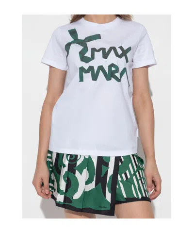 Max Mara Calcio Printed Logo T-shirt