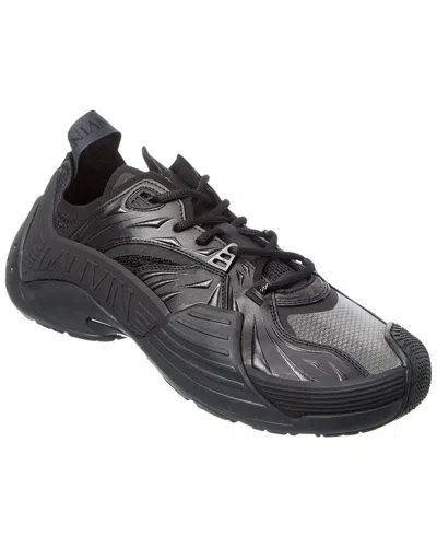 Lanvin Black Polyethylene Athletic Sneakers