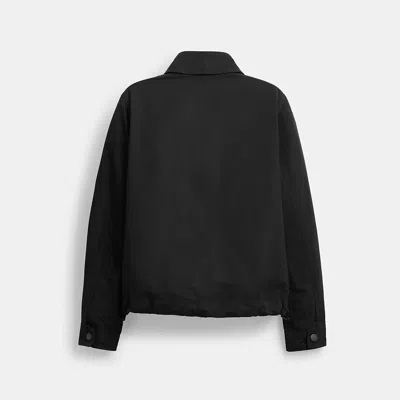 Coach Topia Loop Cargo Cropped Jacket In Black