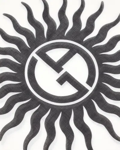 Giorgio Armani Two-tone Printed Cotton Sarong