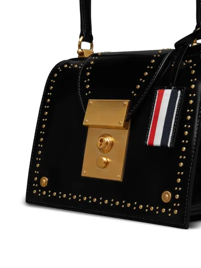 Thom Browne Mrs. Thom Triangle Shoulder Bag In Black