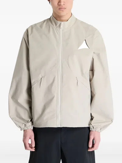 Heliot Emil Beige Surtsey Windbreaker Jacket In Neutral