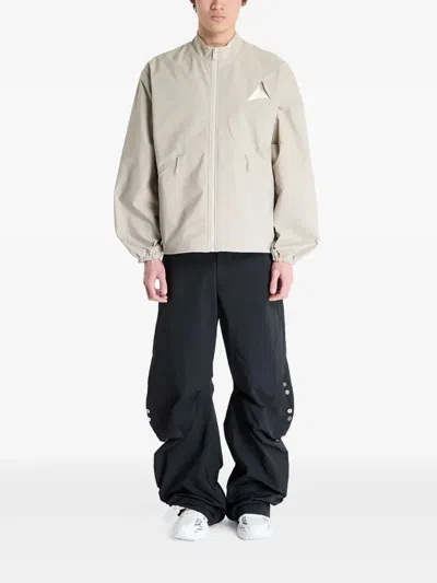 Heliot Emil Beige Surtsey Windbreaker Jacket In Neutral