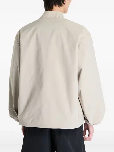 Heliot Emil Beige Surtsey Windbreaker Jacket In Neutral