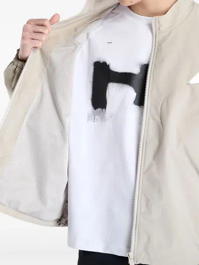 Heliot Emil Beige Surtsey Windbreaker Jacket In Neutral