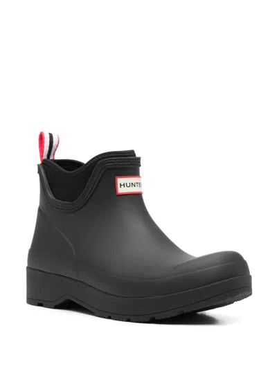 Hunter 35mm Logo-patch Rain Boots In Multi
