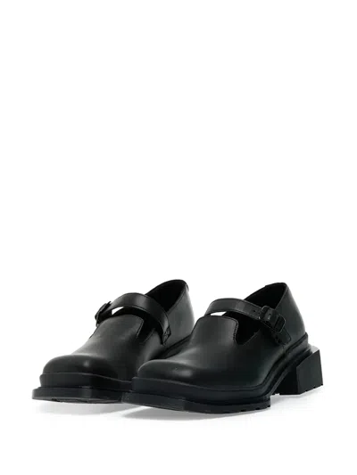 Dr. Martens Maybole Square Toe Leather Mary Jane Shoes In Black Wanama