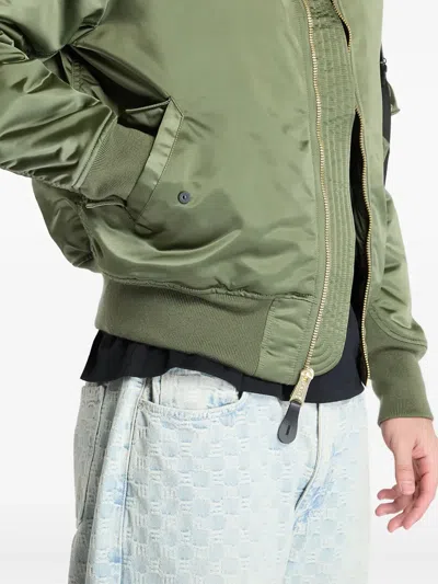 Alpha Industries Men S Ma-1 Tt Two Tone Bomber Jacket Sage In Green