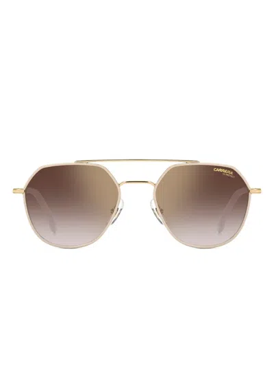 Carrera Pilot-frame Sunglasses In Gold