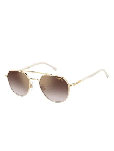 Carrera Pilot-frame Sunglasses In Gold