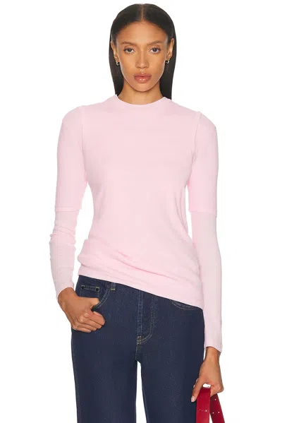 Jil Sander T-shirt 3-pack In Rose-pink Cotton In Pink