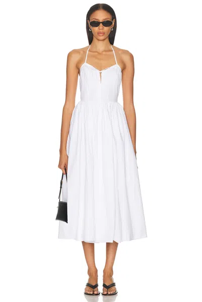 Sans Faff Como Dress In White