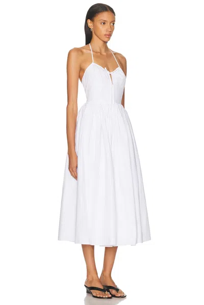 Sans Faff Como Dress In White