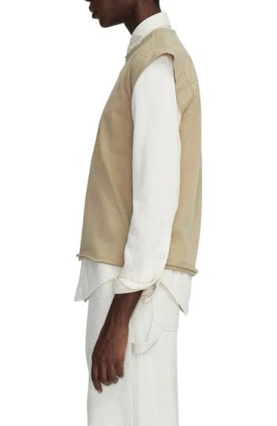 Rag & Bone Michal Linen-blend Muscle Tank