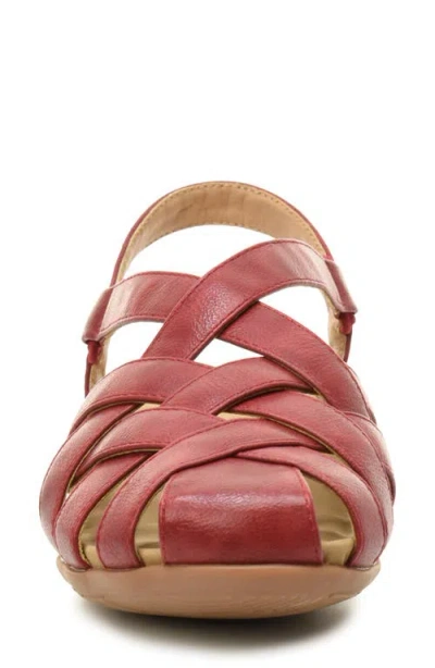 Taryn Rose Woven Slingback Sandal