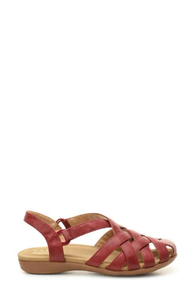 Taryn Rose Woven Slingback Sandal