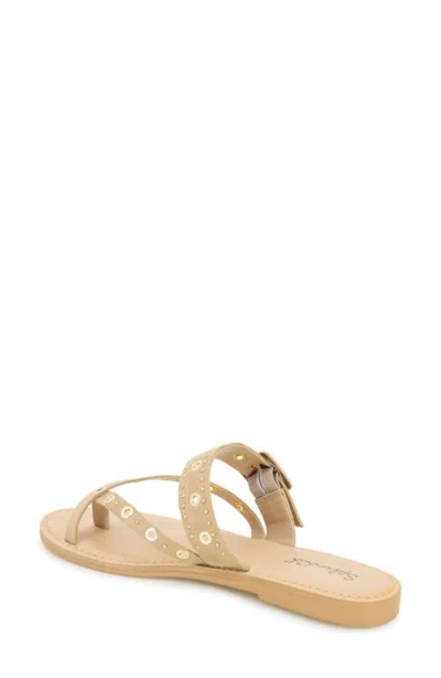Splendid Silas Studded Toe Loop Sandal In Neutral