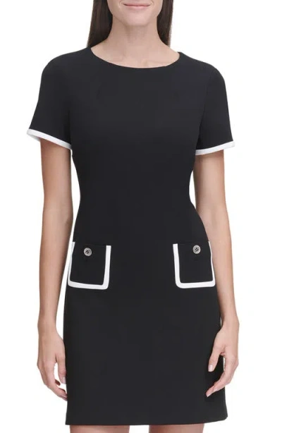 Tommy Hilfiger Women's Colorblocked Pocket Sheath Dress