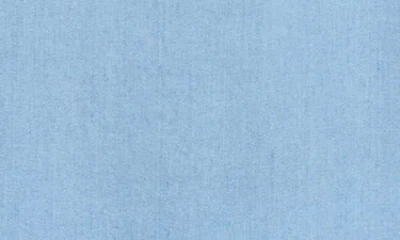 Blu Pepper Flutter Sleeve Chambray Top