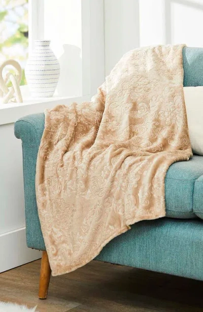Luxury Home Embossed Versailles Throw Blanket