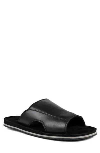Roan Breakfast Slide Sandal In Black