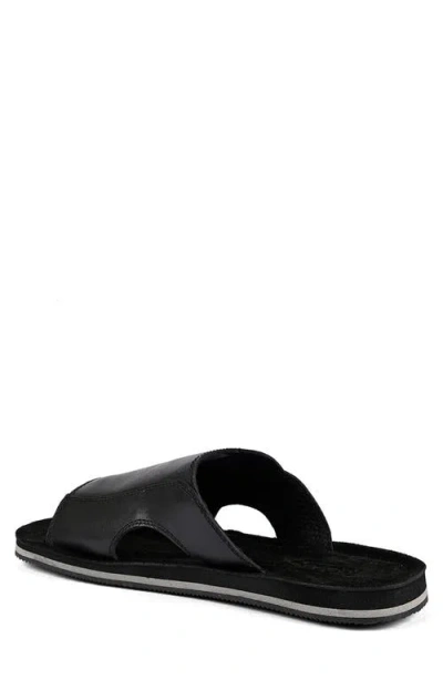 Roan Breakfast Slide Sandal In Black