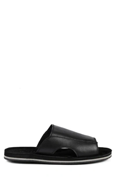 Roan Breakfast Slide Sandal In Black
