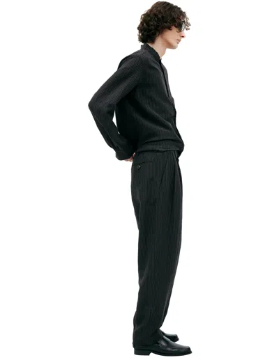 Ziggy Chen Straight Trousers With Stripes