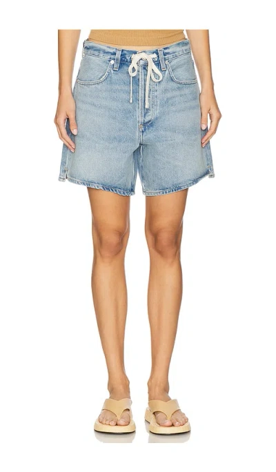 Citizen Of Humanity Brynn Drawstring Denim Shorts In Jesamyn