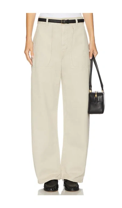 Agolde Sefton High-rise Barrel-leg Pants In Neutral
