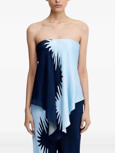 Significant Other Flossie Draped Asymmetrical Top