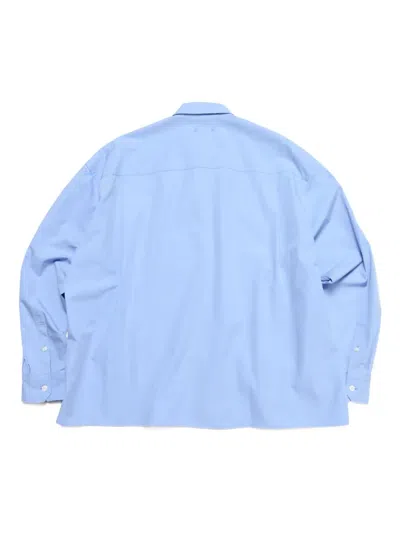 Sophnet Zip-front Overshirt In Blue