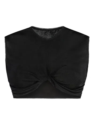 Anna October Technical Fabric Crop Top