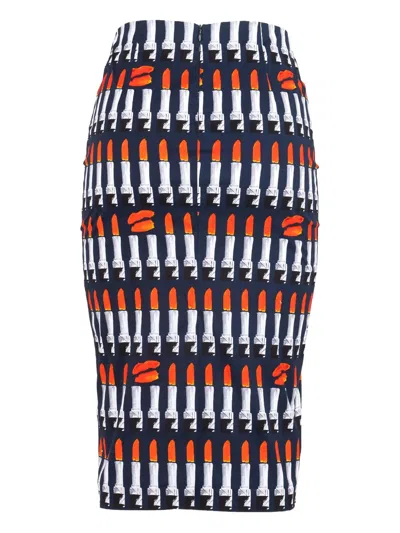 Samantha Sung Lipstick Rouge Chloe Skirt Long Skirt