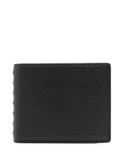 Valentino Black Toile Iconographe Wallet