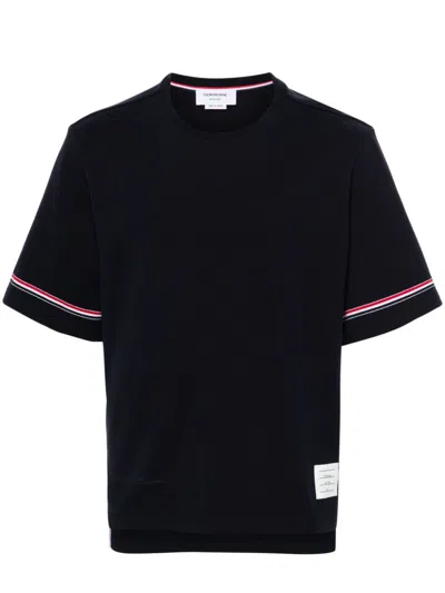 Thom Browne Polo Shirt With Lapel Short Sleeve